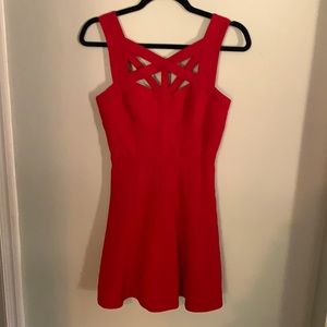 Red BCBG dress!